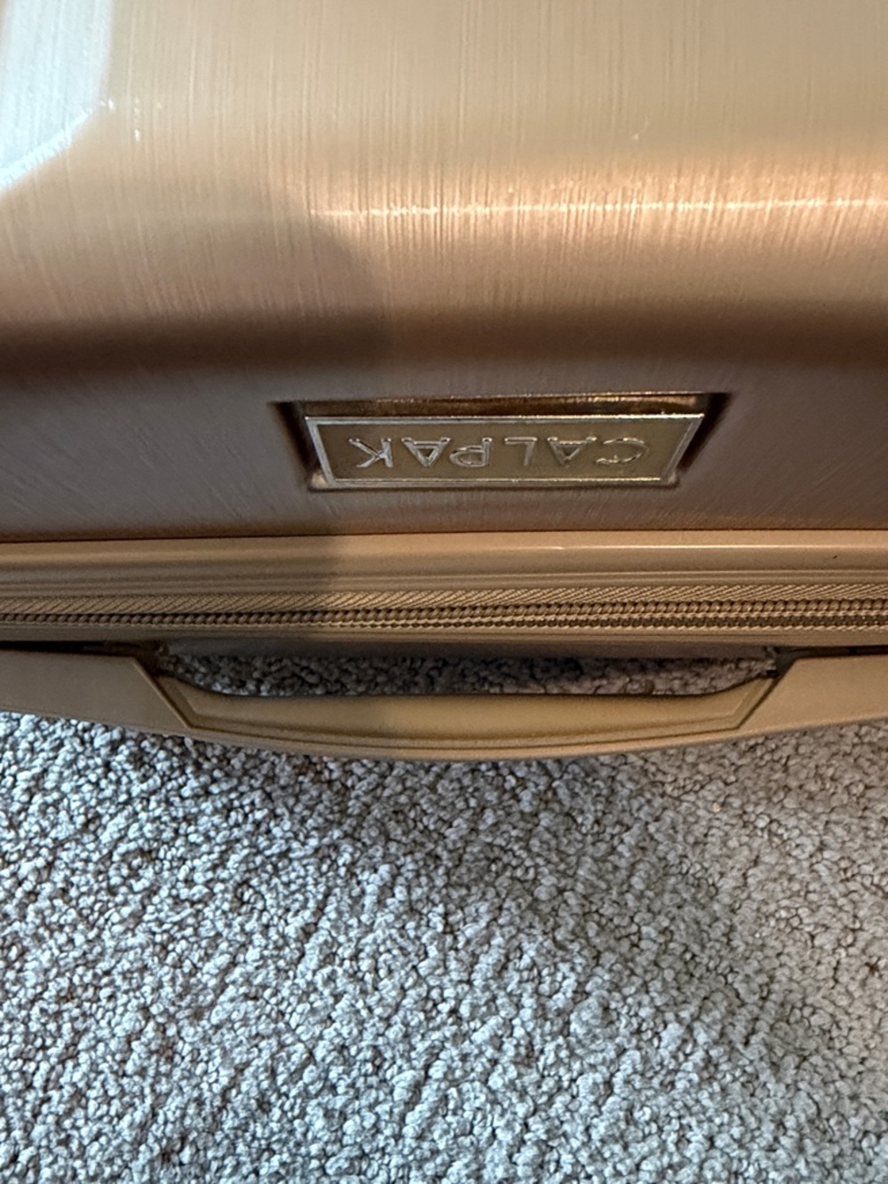 CALPAK hard side cosmetic vanity case Gold - Picture 7 of 9
